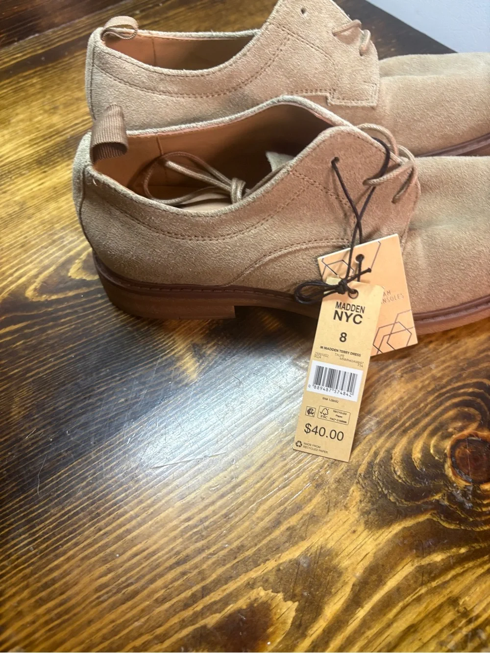 Madden NYC tan Dress Shoes Size 8